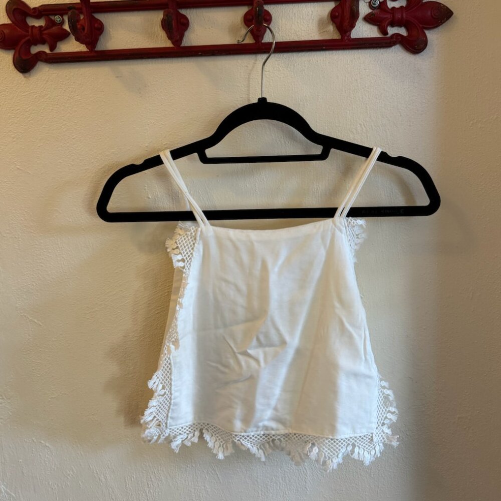 Line & Dot Women's White Shirt